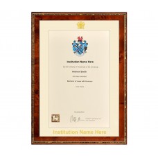 Florentine Certificate Frame